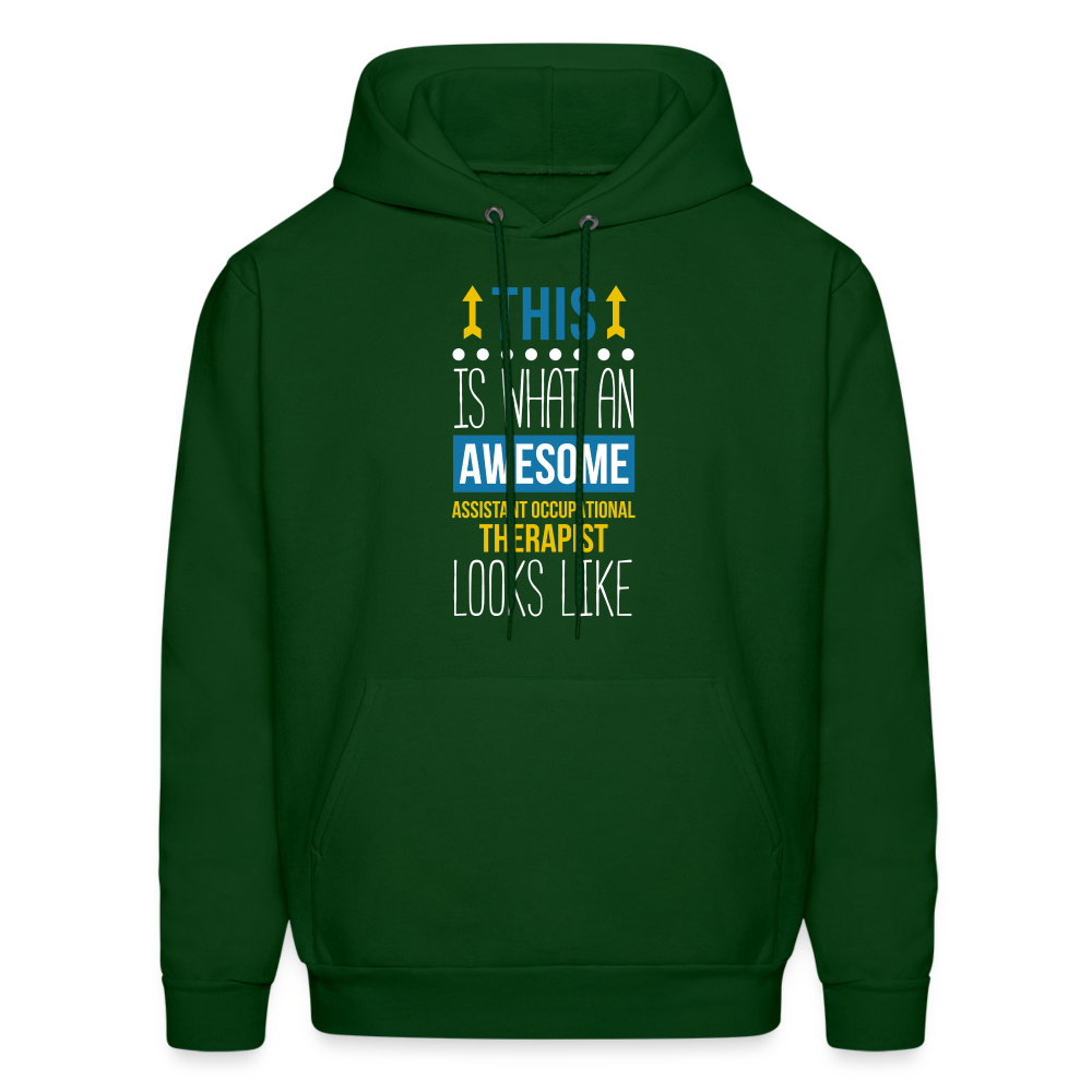 TThis is what an awesome Assistant occupational therapist looks like S00072 Men's Hoodie - forest green