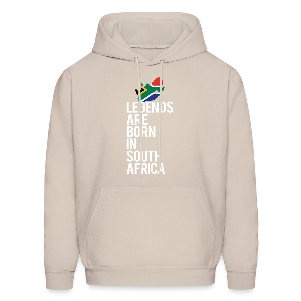 Legends are born in South Africa Unisex Hoodie - Sand