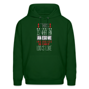 This is what an awesome Insurance Sales Agent looks like S00091 Men's Hoodie - forest green