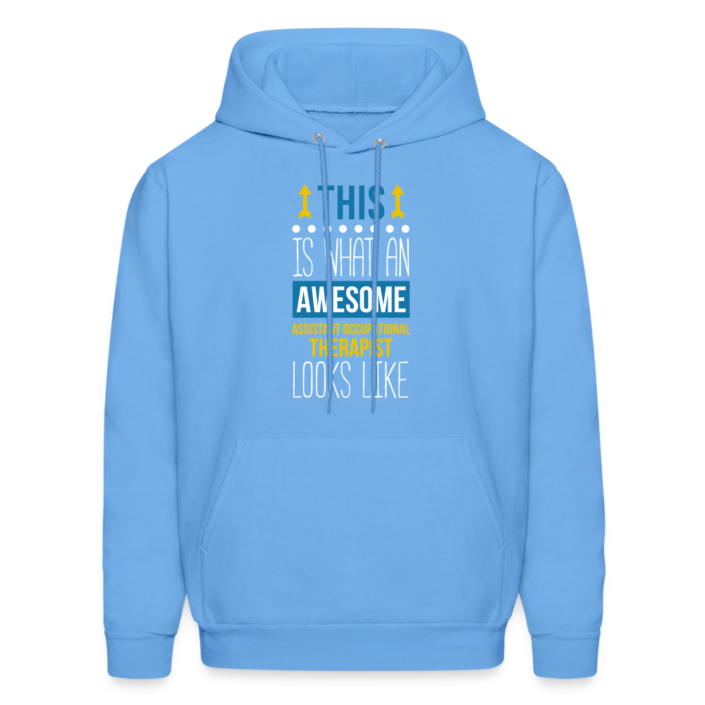 TThis is what an awesome Assistant occupational therapist looks like S00072 Men's Hoodie - carolina blue