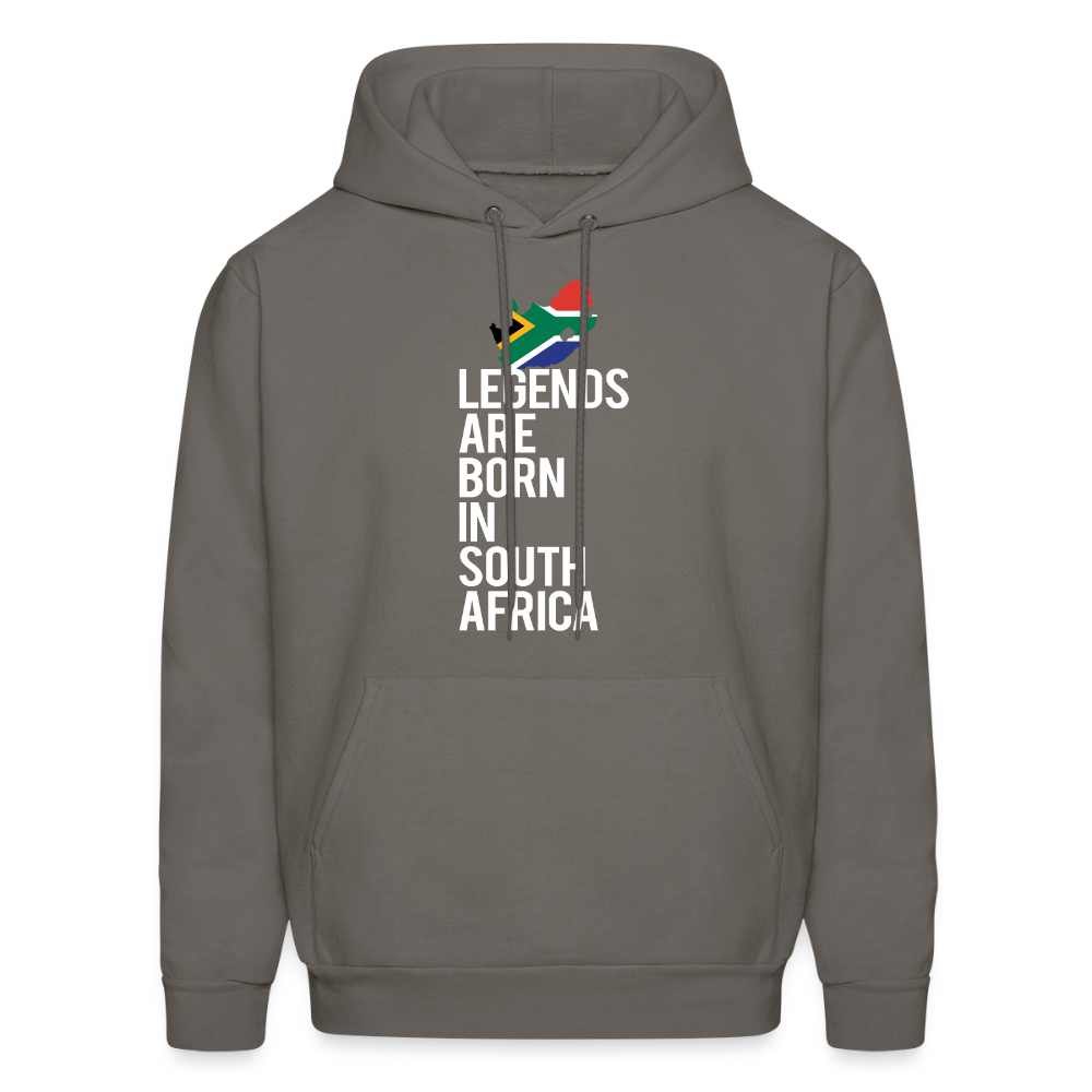 Legends are born in South Africa Unisex Hoodie - asphalt gray