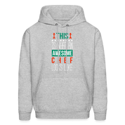 This is what an awesome Chef looks like S00097 Men's Hoodie - heather gray