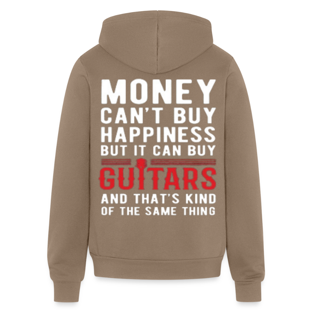 S00312 Money can't buy happiness, but it can buy guitars and that's kind of the same thing Unisex Full Zip Hoodie - cinder