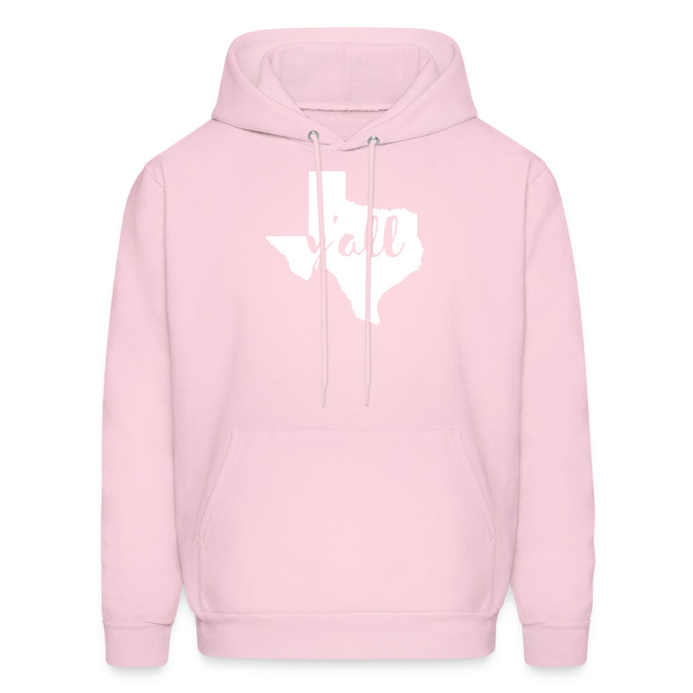 S00043 Texas -Y'all  Men's Hoodie - pale pink