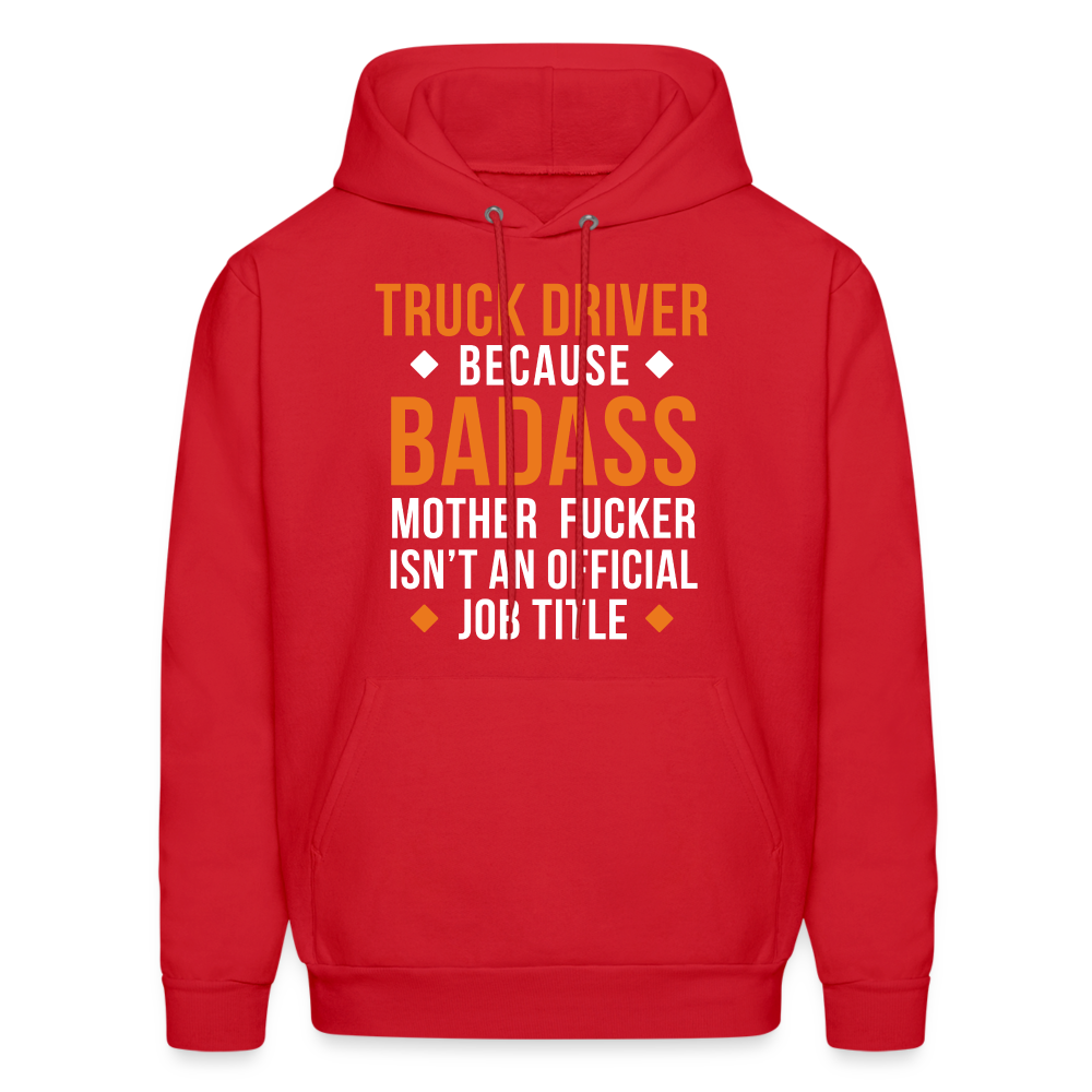 SB10433 Truck  driver badass Men's Hoodie - red