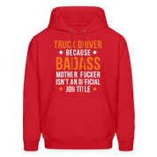 SB10433 Truck  driver badass Men's Hoodie - red