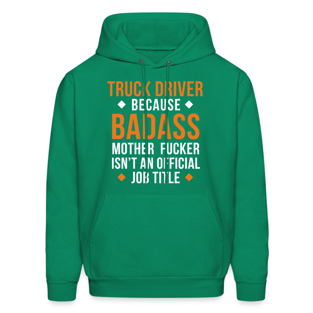 SB10433 Truck  driver badass Men's Hoodie - kelly green