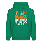 SB10433 Truck  driver badass Men's Hoodie - kelly green
