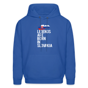 Legends are born in Slovakia Unisex Hoodie - royal blue