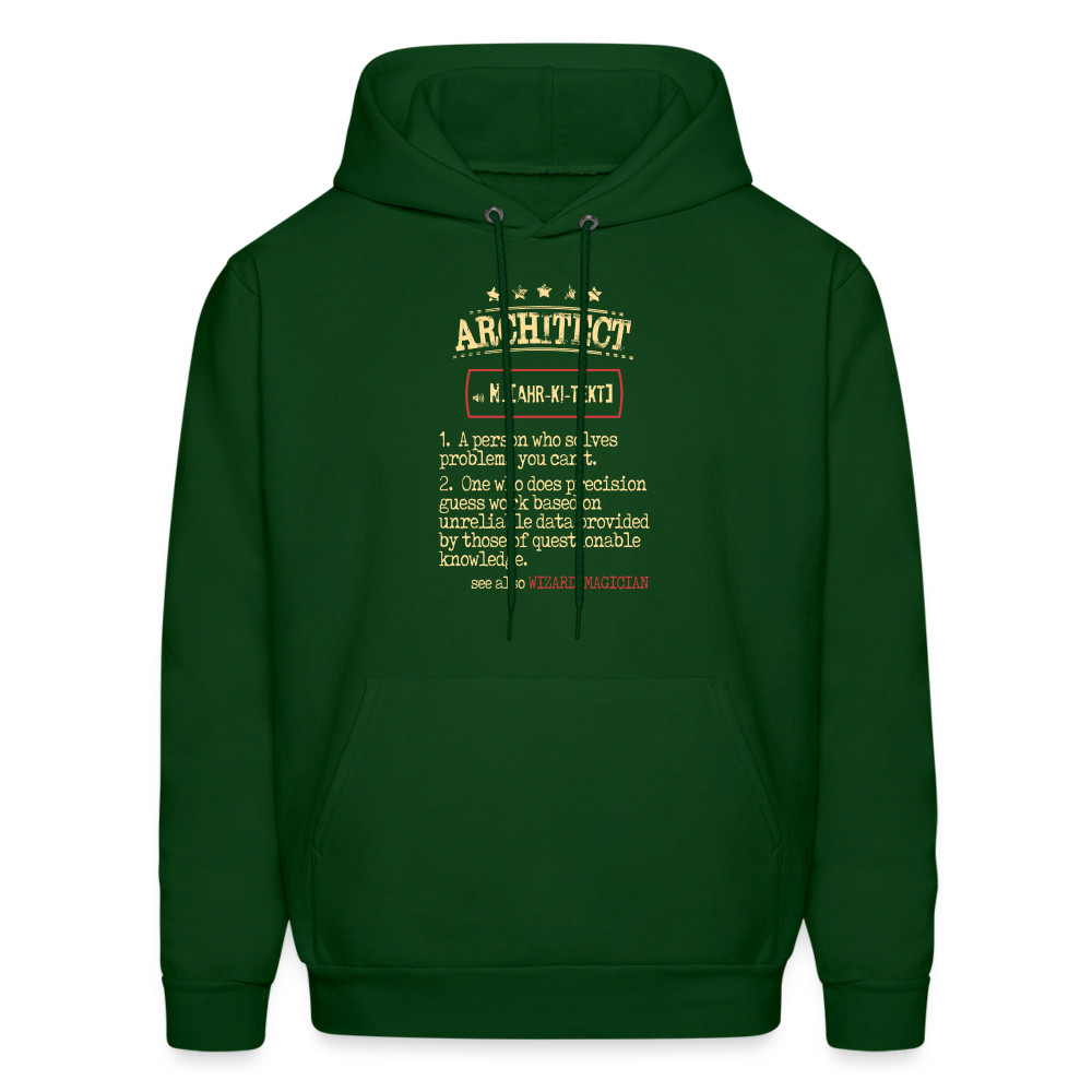 Architect see also WIZARD, MAGICIAN Men's Hoodie - forest green