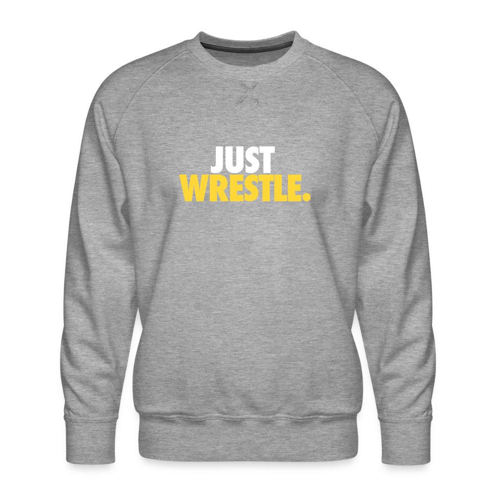 Just wrestle Crewneck - heather grey
