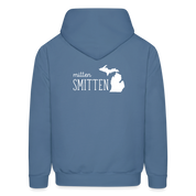 S00022 Michigan Mitten smitten Men's Hoodie - denim blue