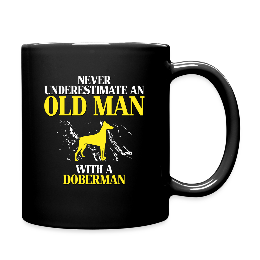 Doberman, Doberman Gift, Full Color Mug - black