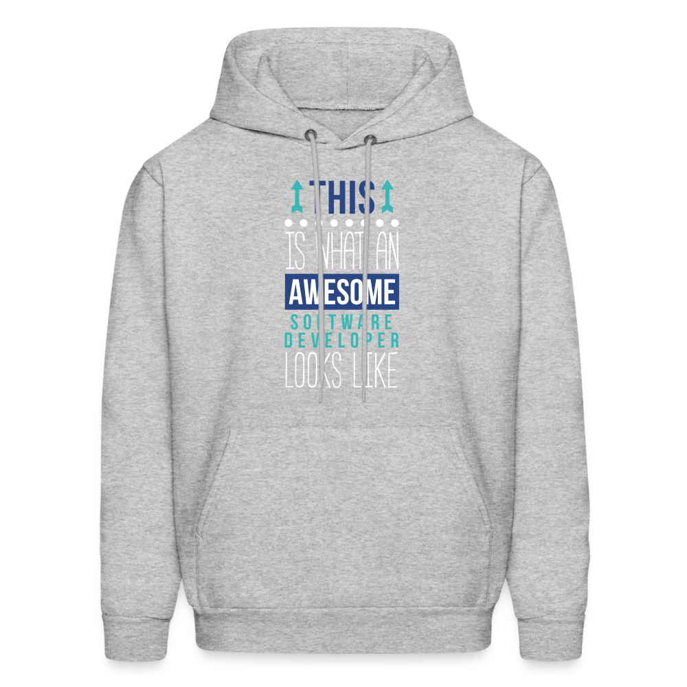 Nurse Practitioner Hoodie - This is what an awesome Nurse Practitioner looks like S00067 Men's Hoodie - heather gray