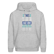 Nurse Practitioner Hoodie - This is what an awesome Nurse Practitioner looks like S00067 Men's Hoodie - heather gray