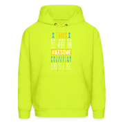 Physician assistant Hoodie - This is what an awesome Physician assistant looks like S00065 Men's Hoodie - safety green