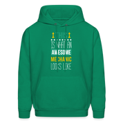 This is what an awesome Mechanic looks like S000103 Men's Hoodie - kelly green