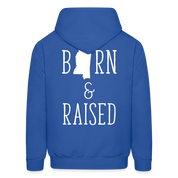 S00024 Mississippi Born & raised  Men's Hoodie - royal blue