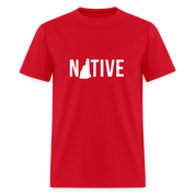 S00029  New Hampshire Native Gift, Unisex T-shirt, Woman's tee, V-neck, Summer ApparelMen's T-Shirt | GILDAN 5000 - red