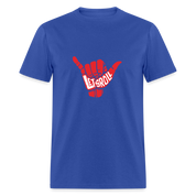 S00347 BJJ Let's roll Gift, Woman's tee, Unisex T-shirt, V-neck, Summer ApparelUnisex Classic T-Shirt - royal blue