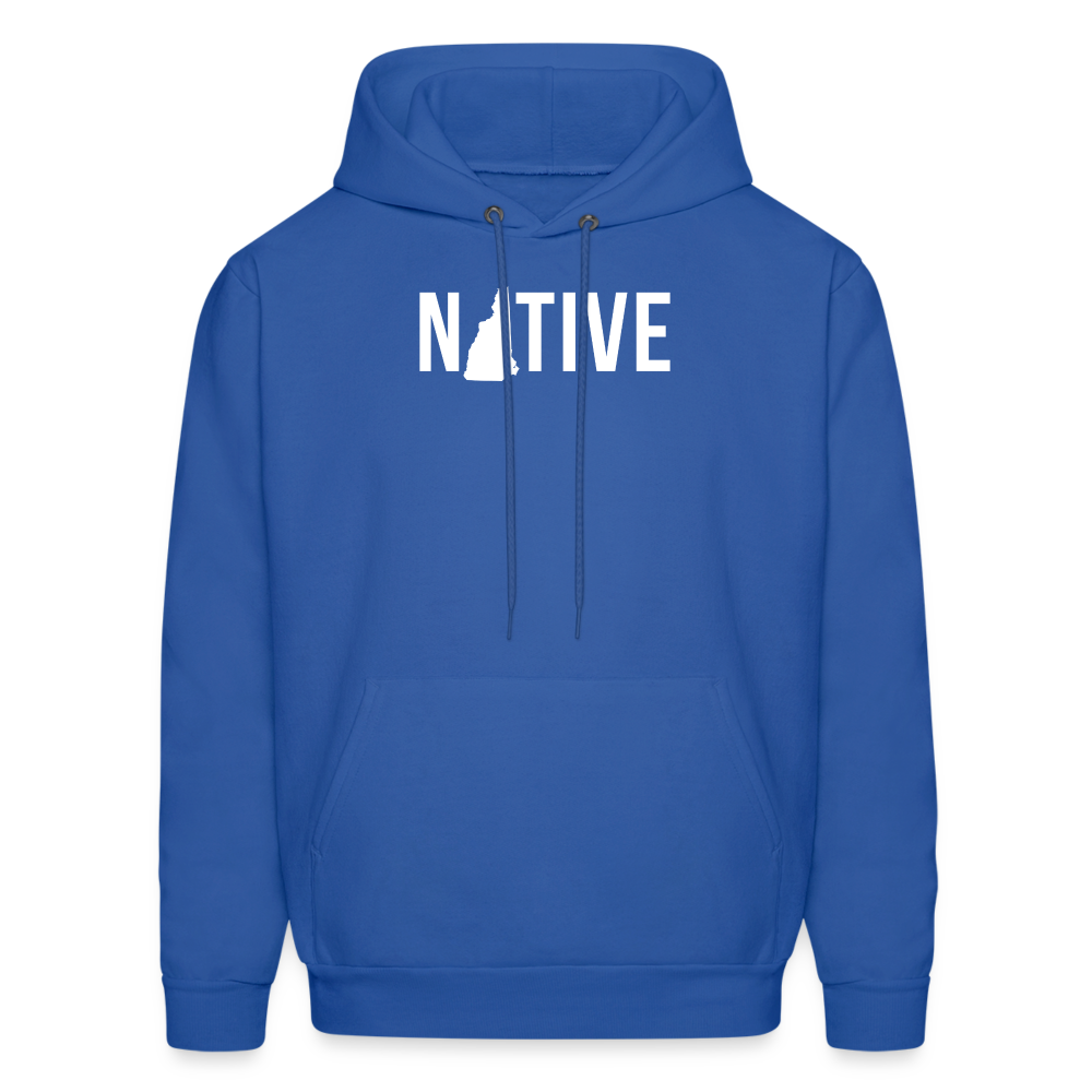 S00029 New Hampshire- Native Men's Hoodie - royal blue