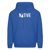 S00029 New Hampshire- Native Men's Hoodie - royal blue