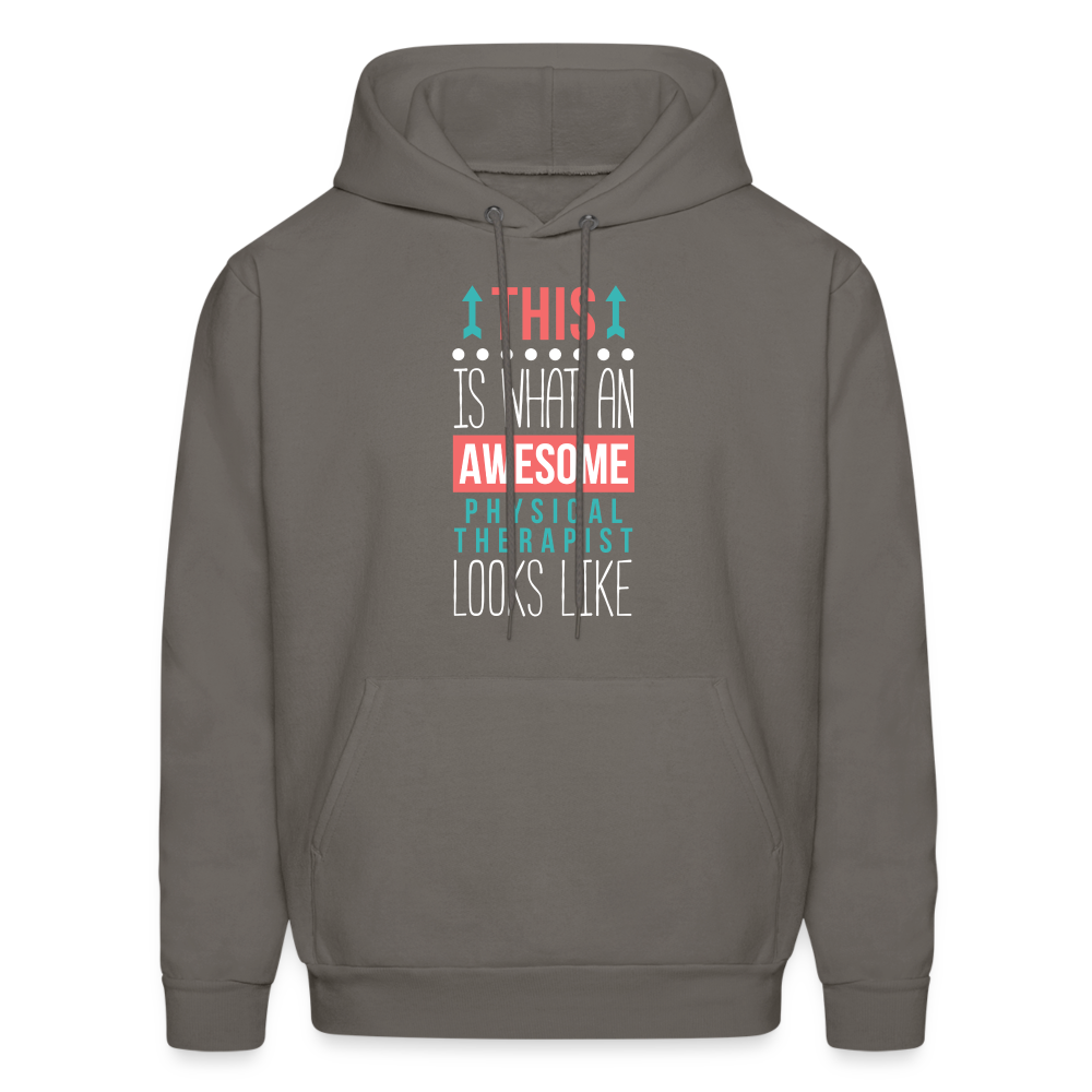 Physical therapist Hoodie - This is what an awesome Physical therapist looks like S00068 Men's Hoodie - asphalt gray