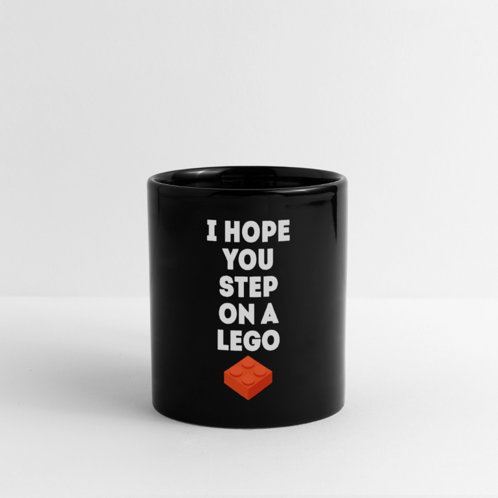 SB10535 Mug Funny Gifts - I hope you step on a lego - Perfect Gift for Your Dad, Mom, Boyfriend, Girlfriend, or Friend - Made in the USA! 11oz Black - black