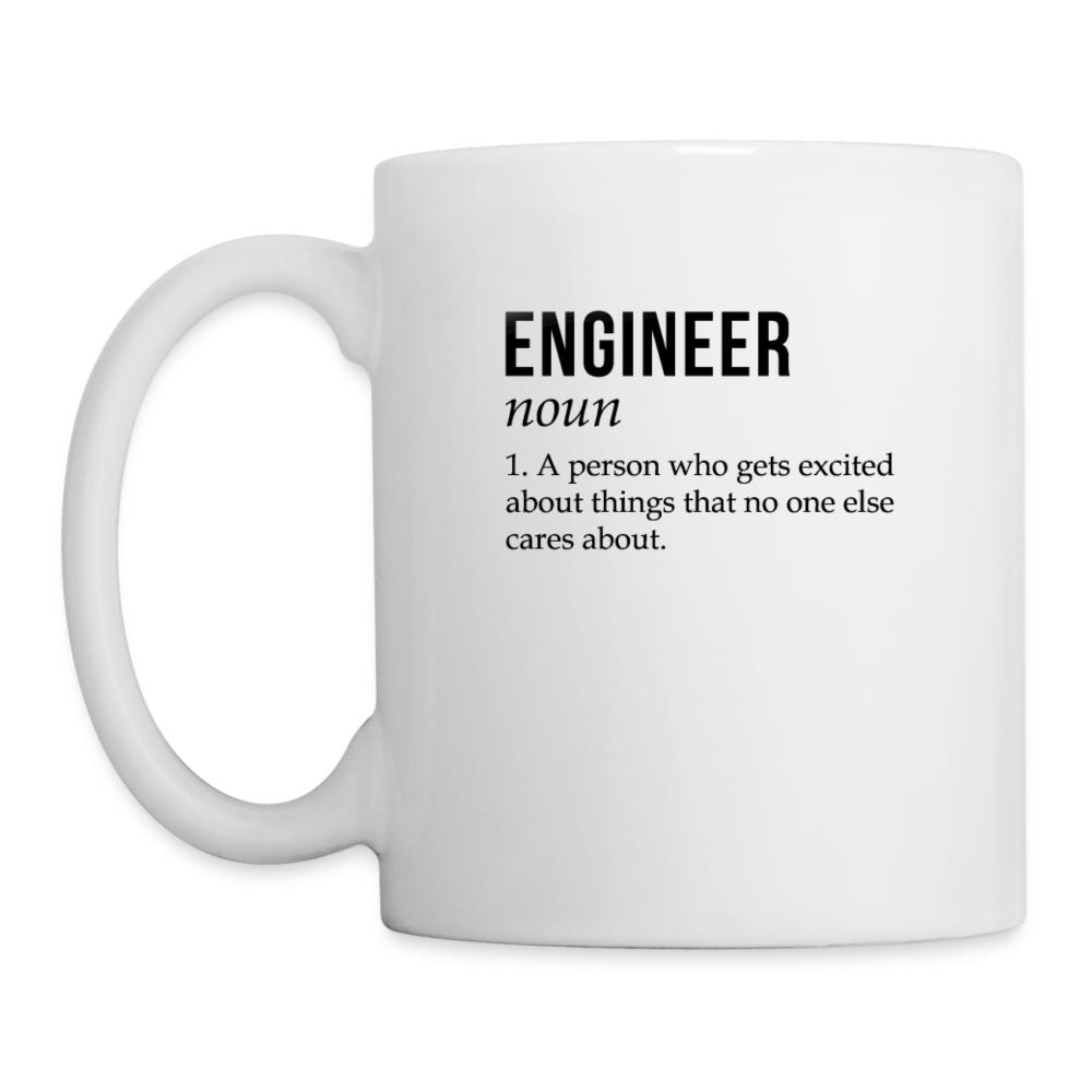 Engineer White Mug - white