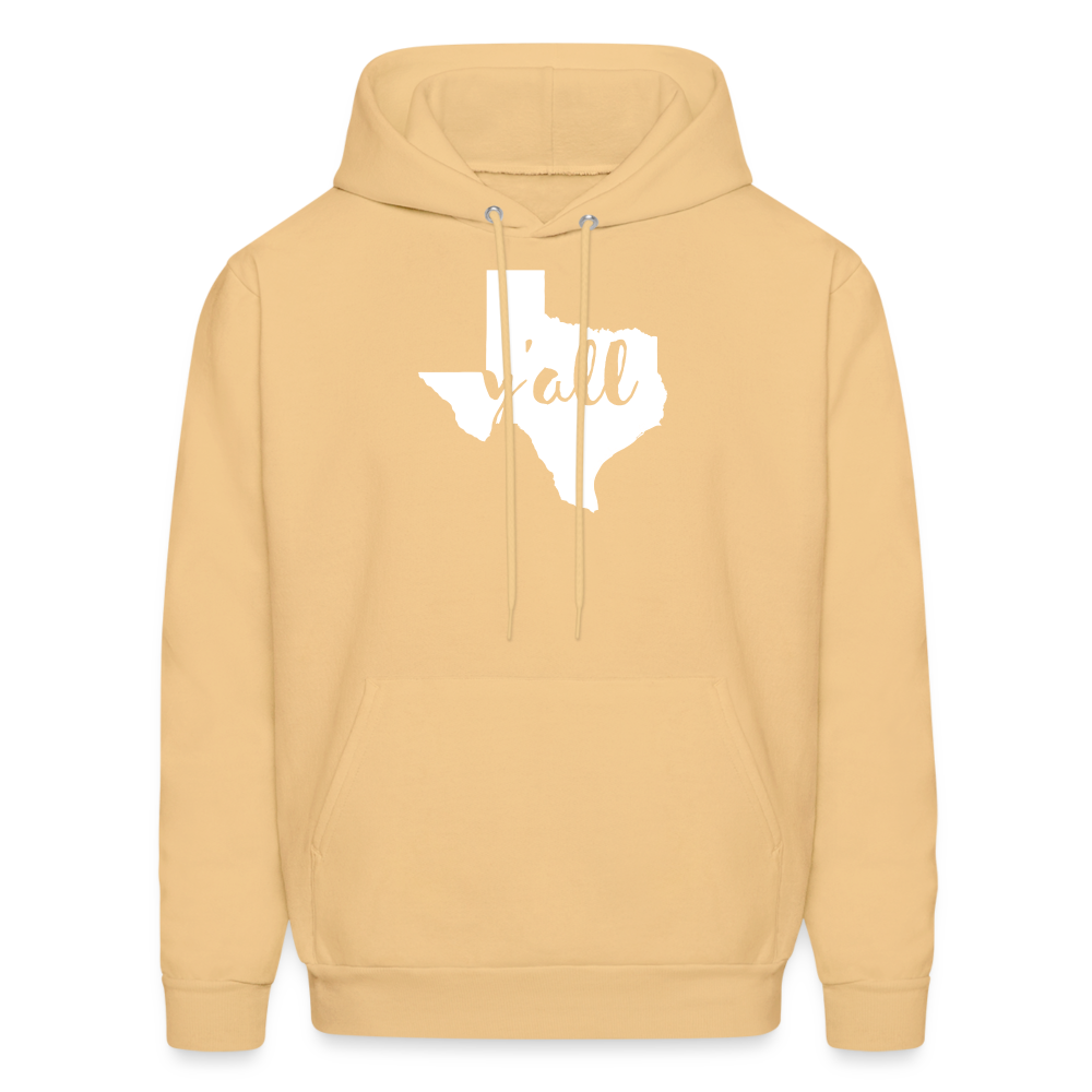 S00043 Texas -Y'all  Men's Hoodie - light gold 
