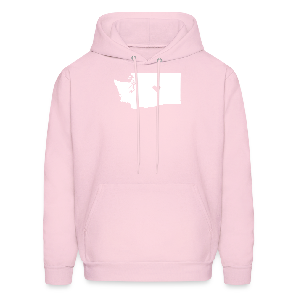 S00047 Washington -Love Men's Hoodie - pale pink