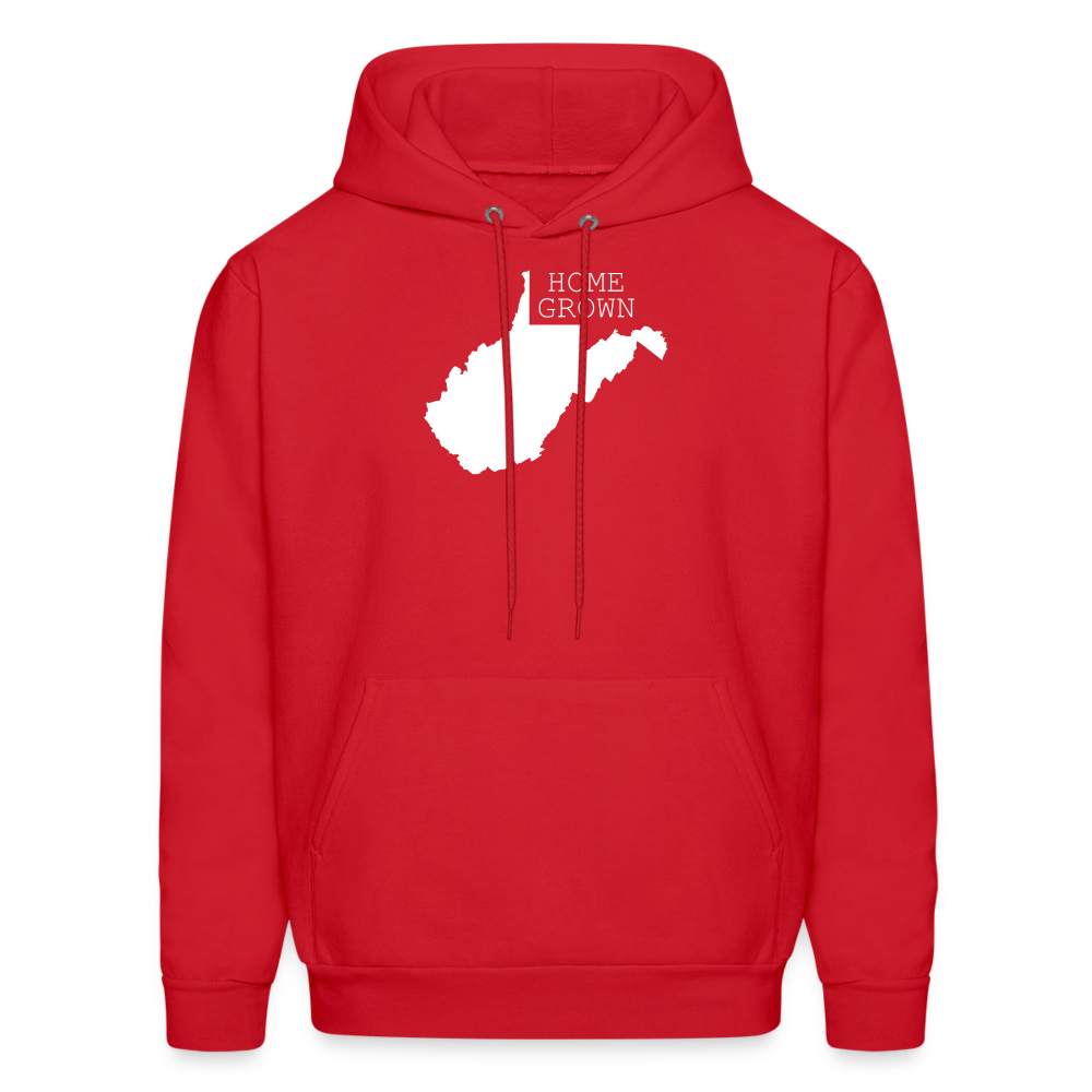 S00048 West Virginia- Home grown Men's Hoodie - red