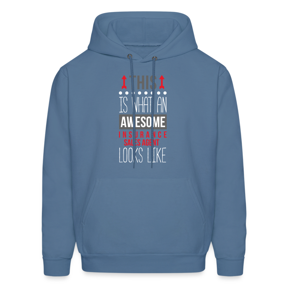 This is what an awesome Insurance Sales Agent looks like S00091 Men's Hoodie - denim blue
