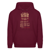 K00800   Computer Engineer Hoodie - Computer Engineer see also WIZARD, MAGICIAN, Computer Engineer Gift - burgundy