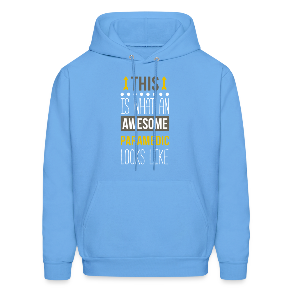 This is what an awesome Paramedic looks like  S00104 Men's Hoodie - carolina blue