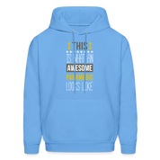 This is what an awesome Paramedic looks like  S00104 Men's Hoodie - carolina blue