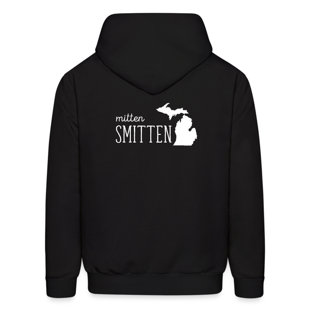 S00022 Michigan Mitten smitten Men's Hoodie - black