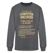 K00800 Computer Engineer crewneck - Computer Engineer see also WIZARD, MAGICIAN, - charcoal