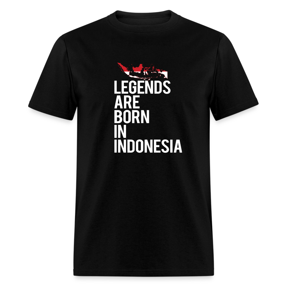 Legends are born in Indonesia Unisex Classic T-Shirt - black