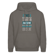 Patrol Officer Hoodie - This is what an awesome Patrol Officer looks like  S00094 Men's Hoodie - asphalt gray