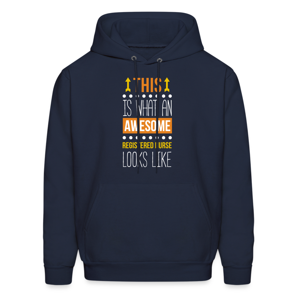 Registered nurse Hoodie - This is what an awesome Registered nurse looks like S00071 Men's Hoodie - navy