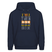 Registered nurse Hoodie - This is what an awesome Registered nurse looks like S00071 Men's Hoodie - navy
