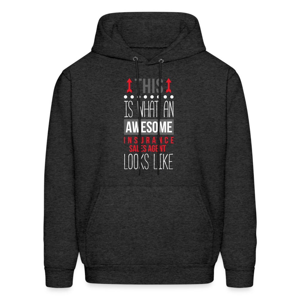 This is what an awesome Insurance Sales Agent looks like S00091 Men's Hoodie - charcoal grey