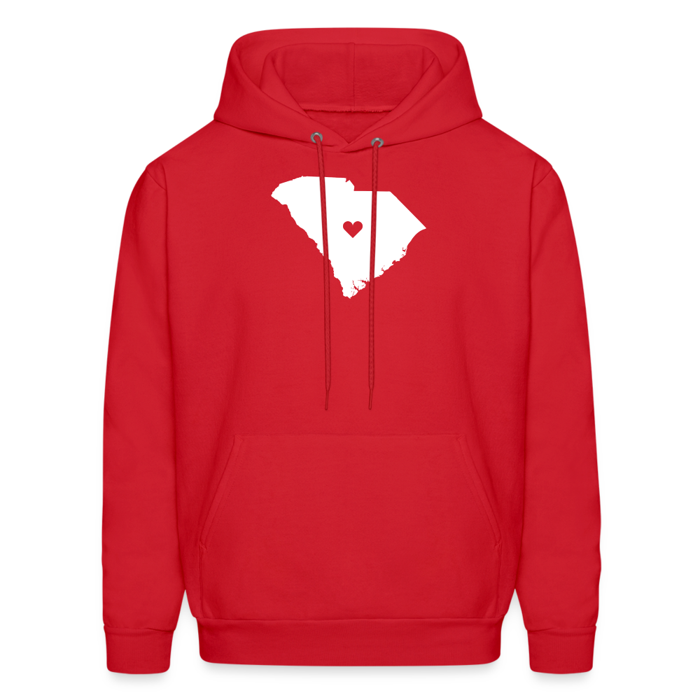 S00040 South Carolina-Love  Men's Hoodie - red