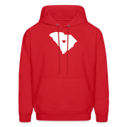 S00040 South Carolina-Love  Men's Hoodie - red