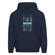 Patrol Officer Hoodie - This is what an awesome Patrol Officer looks like  S00094 Men's Hoodie - navy