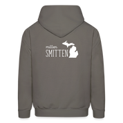 S00022 Michigan Mitten smitten Men's Hoodie - asphalt gray