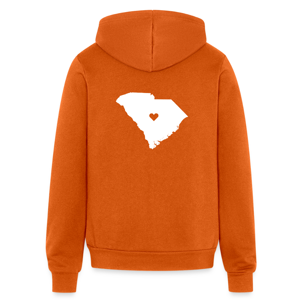 Love South Carolina Zip Hoodie S00040 - autumn
