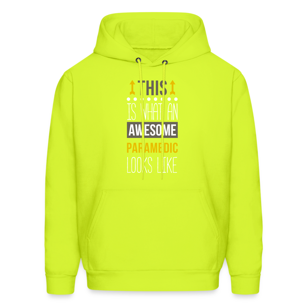This is what an awesome Paramedic looks like  S00104 Men's Hoodie - safety green