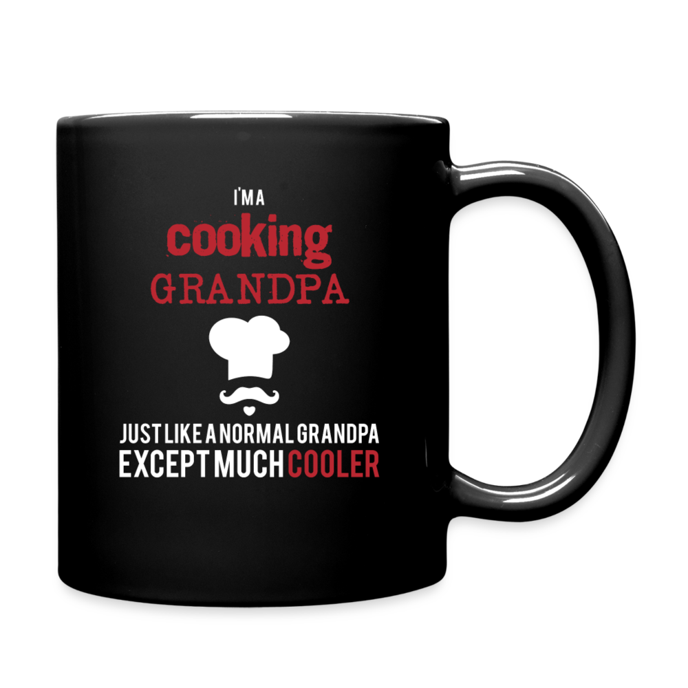 Cooking Grandpa Full Color Mug - black